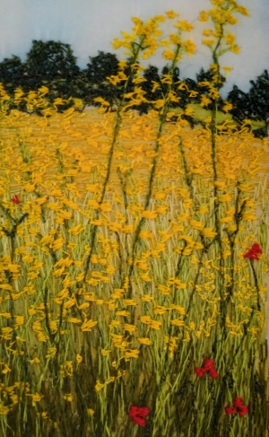 NATALIE GOODMAN, machine embroidery and textile art